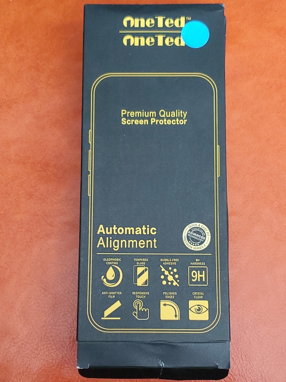 Blue Tempered Glass Screen Protector - Automatic Alignment